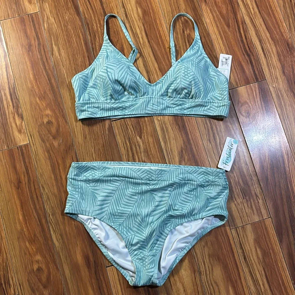 Freshwater teal two piece swim suit, size XXL (20), NWT. - Picture 3 of 16